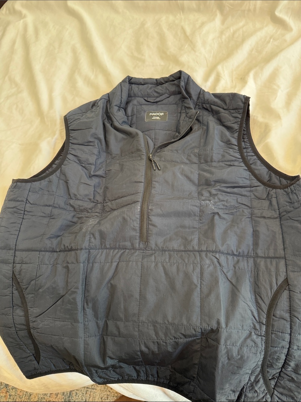 Proof Performance Men's navy Quilted Vest